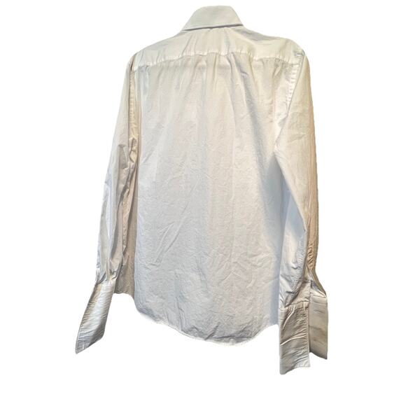Suitsupply‎ Tuxedo Shirt 44/ 17.5 Men Slim Fit Egyptian Cotton French Cuff - Picture 3 of 14